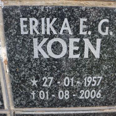 KOEN Erika E.G. 1957-2006