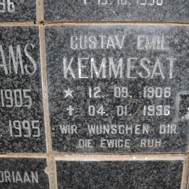 KEMMESAT Gustaf Emil 1906-1996