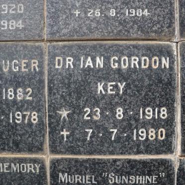 KEY Ian Gordon 1918-1980