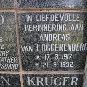 LOGGERENBERG Andreas, van 1917-1992
