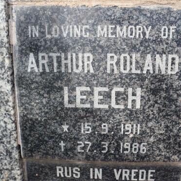 LEECH Arthur Roland 1911-1986
