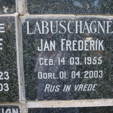 LABUSCHAGNE Jan Frederik 1955-2003