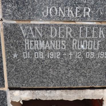 LEEK Hermanus Rudolf, van der 1912-1996
