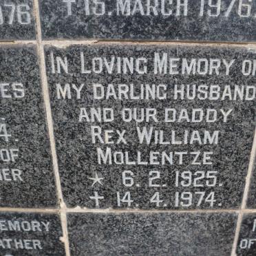 MOLLENTZE Rex William 1925-1974