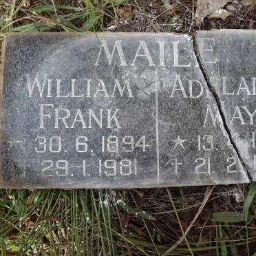 MAILE William Frank 1894-1981 &amp; Adelaide May 1896-1988