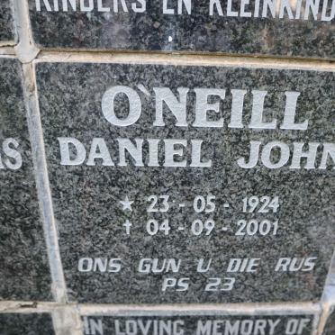O'NEILL Daniel John 1924-2001