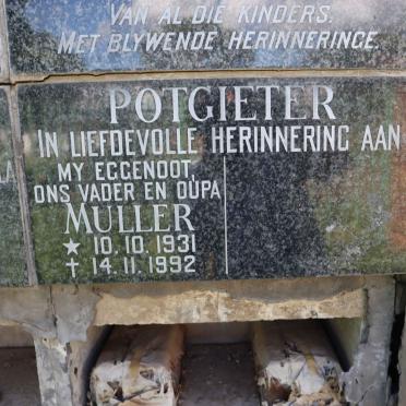 POTGIETER Muller 1931-1992