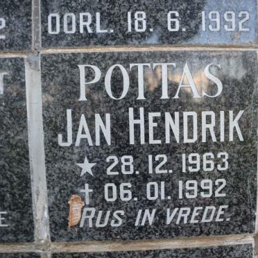POTTAS Jan Hendrik 1963-1992