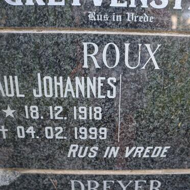 ROUX Paul Johannes 1918-1999