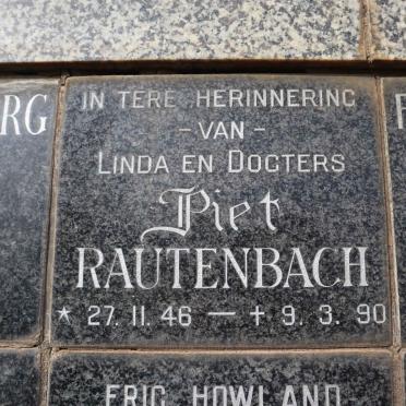 RAUTENBACH Piet 1946-1990