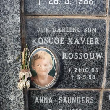 ROSSOUW Roscoe Xavier 1983-1988