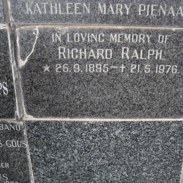 RALPH Richard 1895-1976
