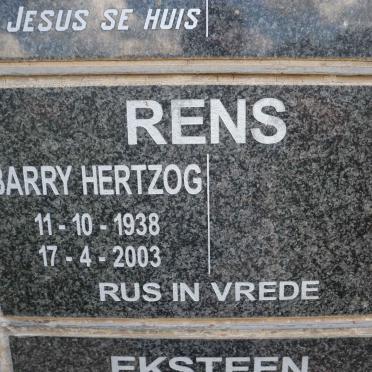 RENS Barry Hertzog 1938-2003