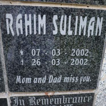 SULIMAN Rahim 2002-2002