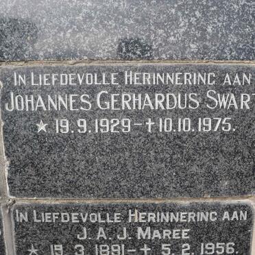 SWART Johannes Gerhardus 1929-1975