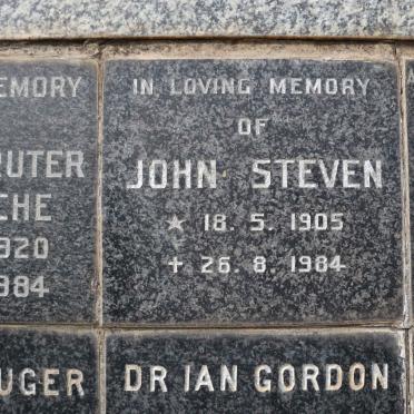 STEVEN John 1905-1984