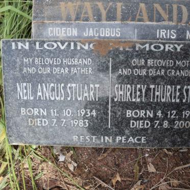 STUART Neil Angus 1934-1983 &amp; Shirley Thurle 1937-2006
