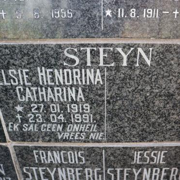 STEYN Elsie Hendrina Catharina 1919-1991