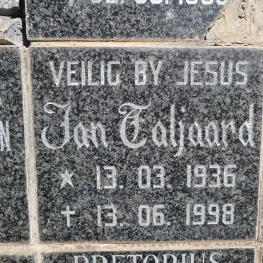 TALJAARD Jan 1936-1998