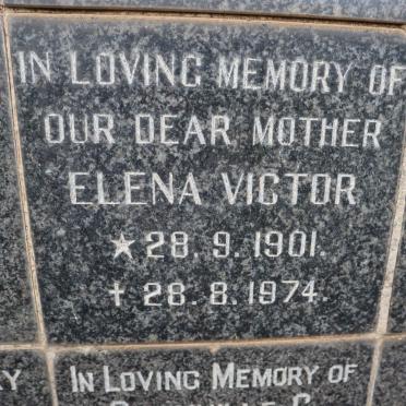 VICTOR Elena 1901-1974
