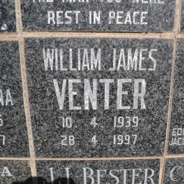 VENTER William James 1939-1997