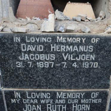 VILJOEN David Hermanus Jacobus 1897-1970