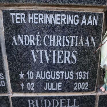 VIVIERS Andre Christiaan 1931-2002