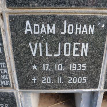 VILJOEN Adam Johan 1935-2005