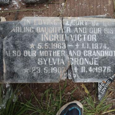 VICTOR Ingrid 1963-1974 :: CRONJE Sylvia 1907-1976