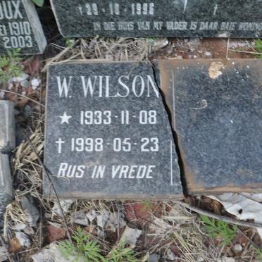 WILSON W. 1933-1998
