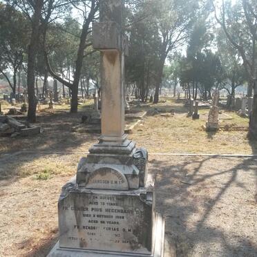 JANSSEN Hermanus Joseph -1966 :: HEGENBART Günter Pius -1966 :: CURIAS Hendrik 1913-1998