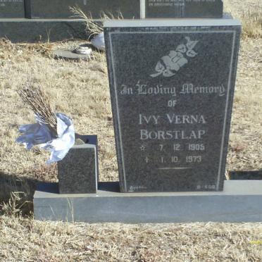 BORSTLAP Ivy Verna 1905-1973