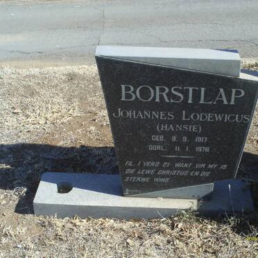 BORSTLAP Johannes Lodewicus 1917-1976