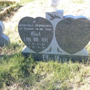 BOTHA M.W.O. 1952-1992