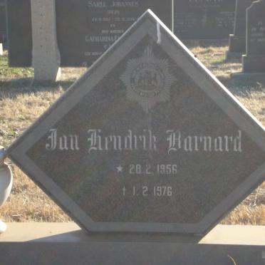 BARNARD Jan Hendrik 1956-1976