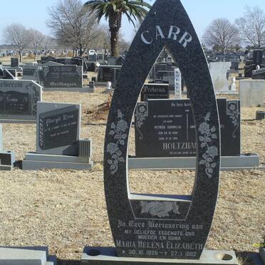 CARR Maria Helena Elizabeth 1926-1982