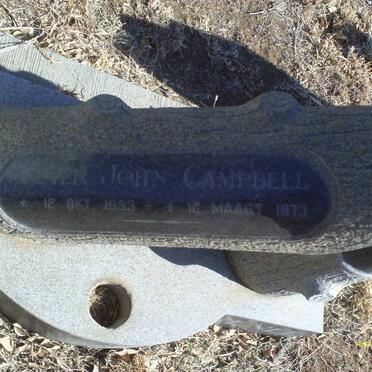 CAMPBELL Peter John 1953-1973     