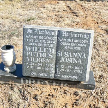 DREYER Willem Petrus Viljoen 1910-1999 &amp; Susanna Josina 1908-2002