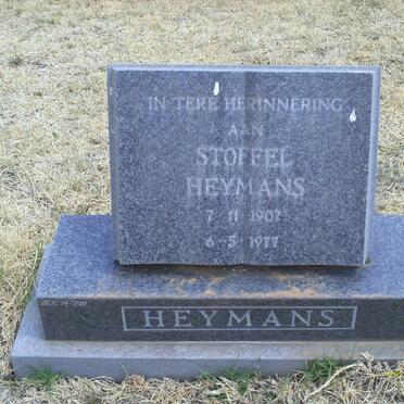 HEYMANS Stoffel 1907-1977