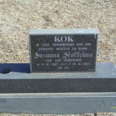 KOK Susanna Stoffelina nee VAN RENSBURG 1907-1985