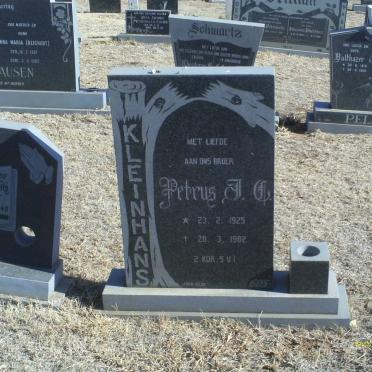 KLEINHANS Petrus J.C. 1925-1982