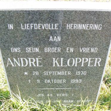 KLOPPER Andre 1970-1993