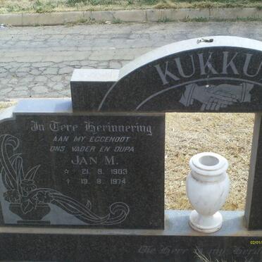 KUKKUK Jan M. 1903-1974 &amp; Anna H. 1908-2001  