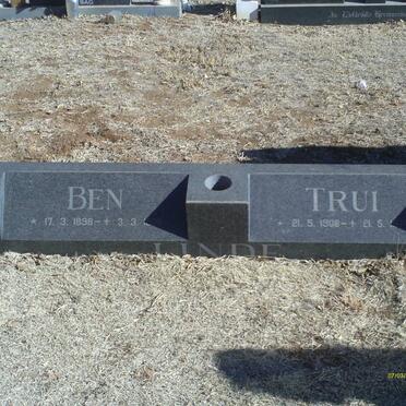 LINDE Ben 1898-1974 &amp; Trui 1908-1974