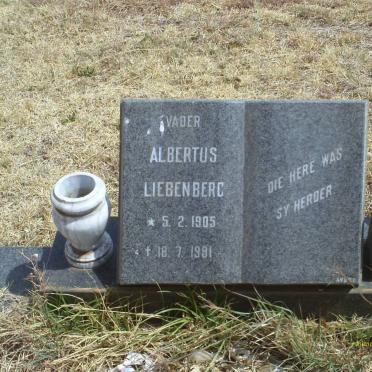 LIEBENBERG Albertus 1905-1981