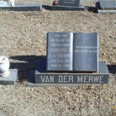 MERWE Barend J., van der 1951-1976