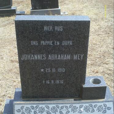 MEY Johannes Abraham 1913-1976