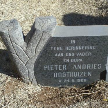 OOSTHUIZEN Pieter Andries 1908-1974