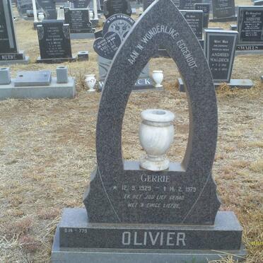 OLIVIER Gerrie 1929-1979
