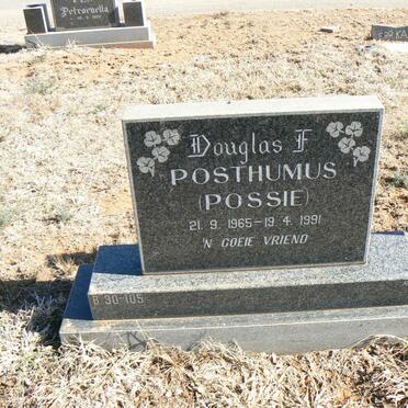 POSTHUMUS Douglas F. 1965-1991